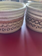 Pair broadstairs pottery for sale  LANCING