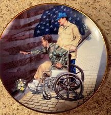 "Remembering a Friend" Franklin Mint Friends of Vietnam Veterans Memorial Plate for sale  Dickens
