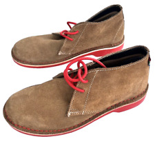 Veldskoen Heritage Pinotage Shoes Unisex Men 6 Wmn 8 Red Tan Suede Chukka Africa for sale  Shipping to South Africa