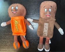 Usado, Lote de barras de peluche rellenas de souvenir de mascota de chocolate Reeses Hersheys 13' 2021 segunda mano  Embacar hacia Argentina