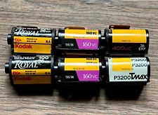 *LEER* Lote 5 colores + 1 rollos Kodak caducados 2005 película 35 mm 100 160 400 T3200 B&W segunda mano  Embacar hacia Argentina