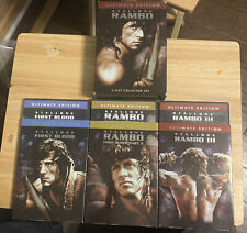 Rambo Trilogy (DVD, 2004, 3 discos, edição final de colecionador) com capas comprar usado  Enviando para Brazil