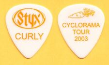 Styx Glen Burtnik Signature Rizado Blanco Guitarra Recoger - 2003 Cyclorama Tour segunda mano  Embacar hacia Argentina