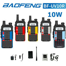 Radioaficionados Baofeng UV-10R de doble banda UHF/VHF de dos vías largo alcance 10W, usado segunda mano  Embacar hacia Argentina