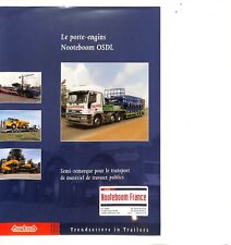 Nooteboom trailers prospectus d'occasion  Expédié en Belgium