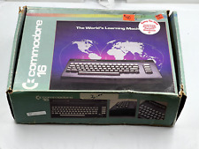 Computadora Commodore 16 vintage con caja accesorios SIN PROBAR segunda mano  Embacar hacia Mexico
