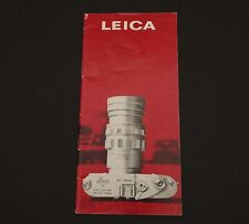 Leica leitz riginalprospekt gebraucht kaufen  Kappeln