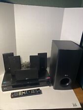 Used, LG Network Blu-Ray Home Theater Player HDMI Model LHB335 w Speakers, Sub Remote for sale  Shipping to South Africa