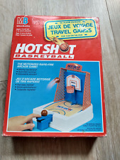 Jogos de viagem de basquete Milton Bradley Hot Shot 1993 completos com caixa, usado comprar usado  Enviando para Brazil