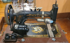 Nova máquina de costura doméstica - de 1907? - Motor Delco GM, pedal - Vintage Funciona comprar usado  Enviando para Brazil