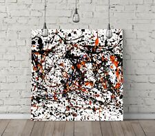 Jackson Pollock 19 Quadrado Canvas Wall Art Flutuador efeito/Quadro/Poster Impressão-Preto comprar usado  Enviando para Brazil