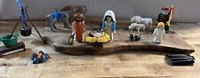 Lote de figuras de juguete vintage de Geobra Playmobile animales personas accesorios natividad segunda mano  Embacar hacia Mexico