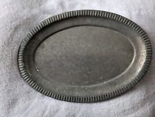 Oval metal tray for sale  North Adams