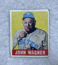 1948-49 Leaf Baseball John (Honus) Wagner #70 - Pirates Legend - T206 Originator for sale  Barrington