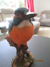 VIVID ARTS    KINGFISHER ON A TREE STUMP for sale  Shipping to South Africa