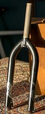 Black Label BMX Fork 20 Inch Bike Freestyle Trick Racing 1 1/8" Mirra CrMo for sale  Shipping to South Africa