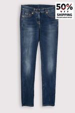 RRP€210 ROBERTO CAVALLI CLASS Jeans IT38 US2 UK6 XS Faded Skinny Made in Italy, used for sale  Shipping to South Africa