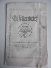Gesellenbrief 1937 schreiner gebraucht kaufen  Riedstadt