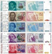 Argentina set banconote usato  Anzio