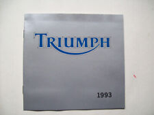 Triumph motorcycles 1993 for sale  WATERLOOVILLE
