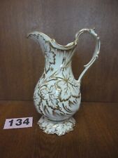 Used, Vintage 17 cm Gilded Leaf Moulded 1/2 Pint Jug for sale  Shipping to South Africa