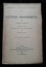 Lettres historiques pierre d'occasion  Paris V