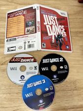 Just Dance 1 2 3 Nintendo Wii Set 3 Paquete de Juegos Garantizado Fiesta ¡Diversión!, usado segunda mano  Embacar hacia Argentina
