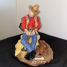 Resin cowboy rocking for sale  Monticello