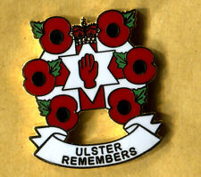 Ulster remembers poppy for sale  Shipping to Ireland
