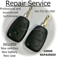 Vauxhall Vivaro 2 Button Remote Key Fob Repair Refurbishment Service Opel for sale  Shipping to South Africa