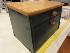 Vintage Wooden Top Storage Shelf & Drop Door For BREAD BOX  16 X 10 X 10, used for sale  Shipping to South Africa