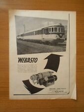 1957 webasto riscaldatori usato  Zagarolo