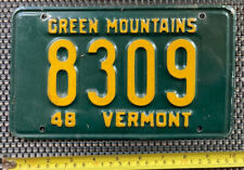 1948 vermont license for sale  The Plains