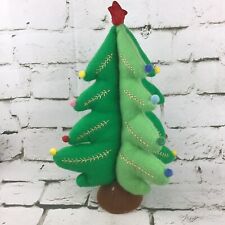 Árbol de Navidad Peluche Fieltro Decoración de Navidad Hilo de Oro Adornos Suaves Defecto Pesado segunda mano  Embacar hacia Argentina