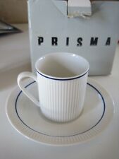 Tazas y platillos Prisma Demitasse línea azul de Viena nuevos en caja segunda mano  Embacar hacia Argentina