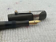 Linda caneta-tinteiro rara vintage Eagle Pencil Co "PLASH" No25 borracha dura preta comprar usado  Enviando para Brazil