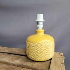 Yellow ceramic lamp for sale  Shipping to Ireland