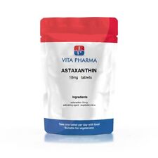 Astaxanthin 18mg tablets IMMUNE, CARDIO, NERVOUS SYSTEM HEALTH  VITAPHARMA for sale  Shipping to South Africa