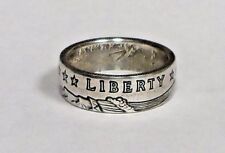 .999 SILVER  ROUND COIN RING sizes 4 -12 for sale  Shipping to South Africa