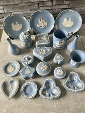 Wedgwood white blue for sale  MABLETHORPE