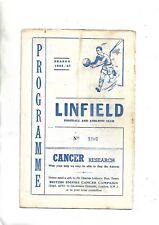1956 rare linfield for sale  DONCASTER