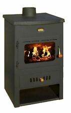 Wood Burning Stove Cast Iron Top Water Jacket Fireplace Back Boiler Prity K1CPW8 for sale  Shipping to Ireland
