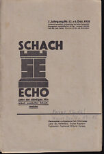 Schach echo 1938 gebraucht kaufen  Worms