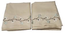 Tan pillowcases floral for sale  Providence
