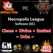 Path of Exile Necropolis Divine Orb POE Necropolis Chaos Orb Softcore SC Orbs PC, usado comprar usado  Enviando para Brazil