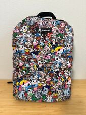 Mochila Tokidoki de todos los personajes liviana de lona leche coleccionistas segunda mano  Embacar hacia Argentina