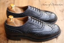 Novo Sapato Masculino Sanders Couro Preto Grão Oxford Brogue com Cadarço Reino Unido 7 EUA 8 UE 41 comprar usado  Enviando para Brazil