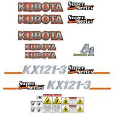 Kubota kx121 decals for sale  Shipping to Ireland