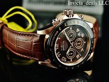 Relógio Masculino Invicta 43mm Speedway Cronógrafo Mostrador Marrom em tom de rosa 200m Relógio De Aço Inoxidável-Raro comprar usado  Enviando para Brazil