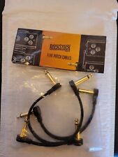 Rock Stock Guitar Flat Patch Cables 6 Inch S-Shape Effect Pedal Cables (3pack) for sale  Shipping to South Africa